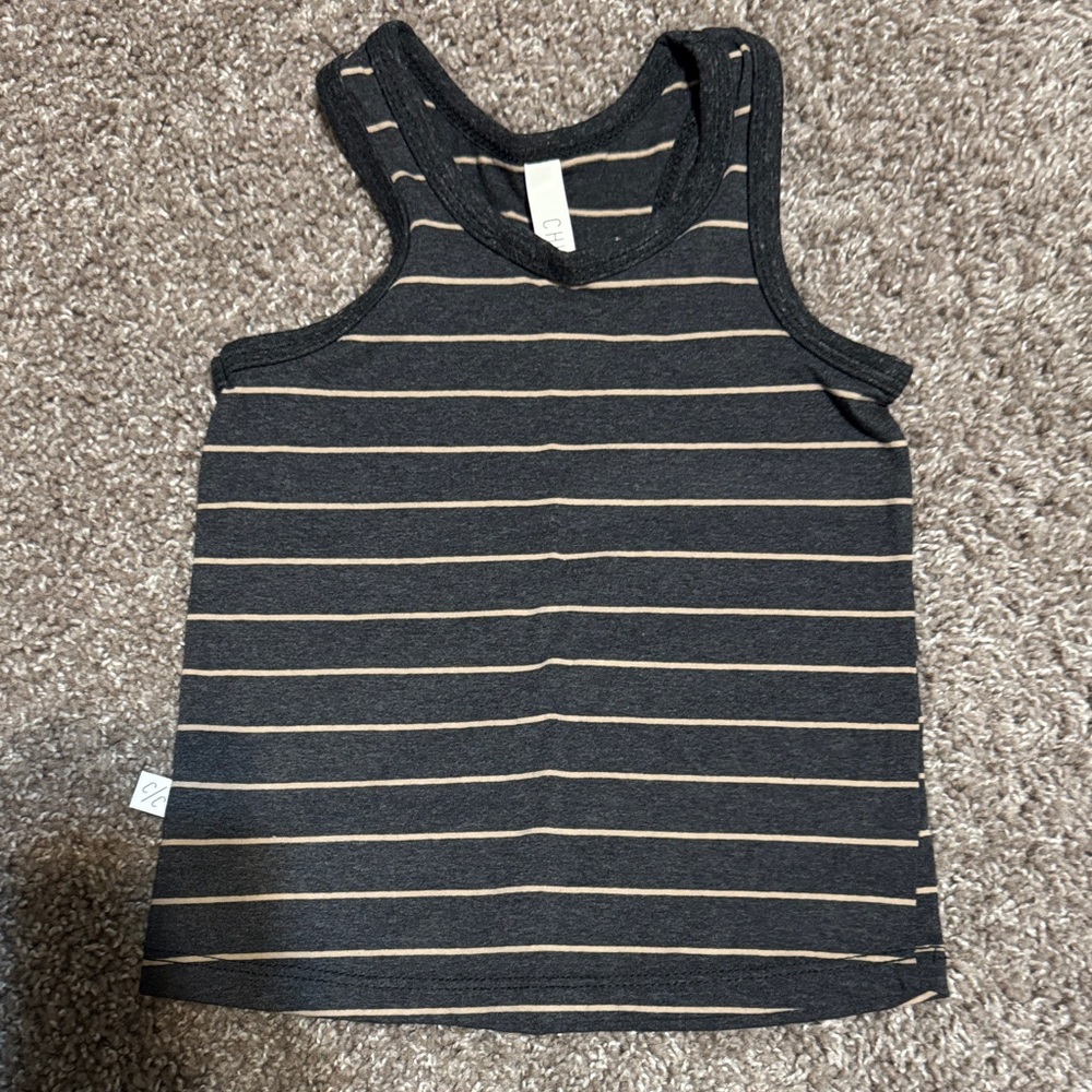 Childhoods Clothing Dark Breton Stripe Tank - 3T - Never Worn